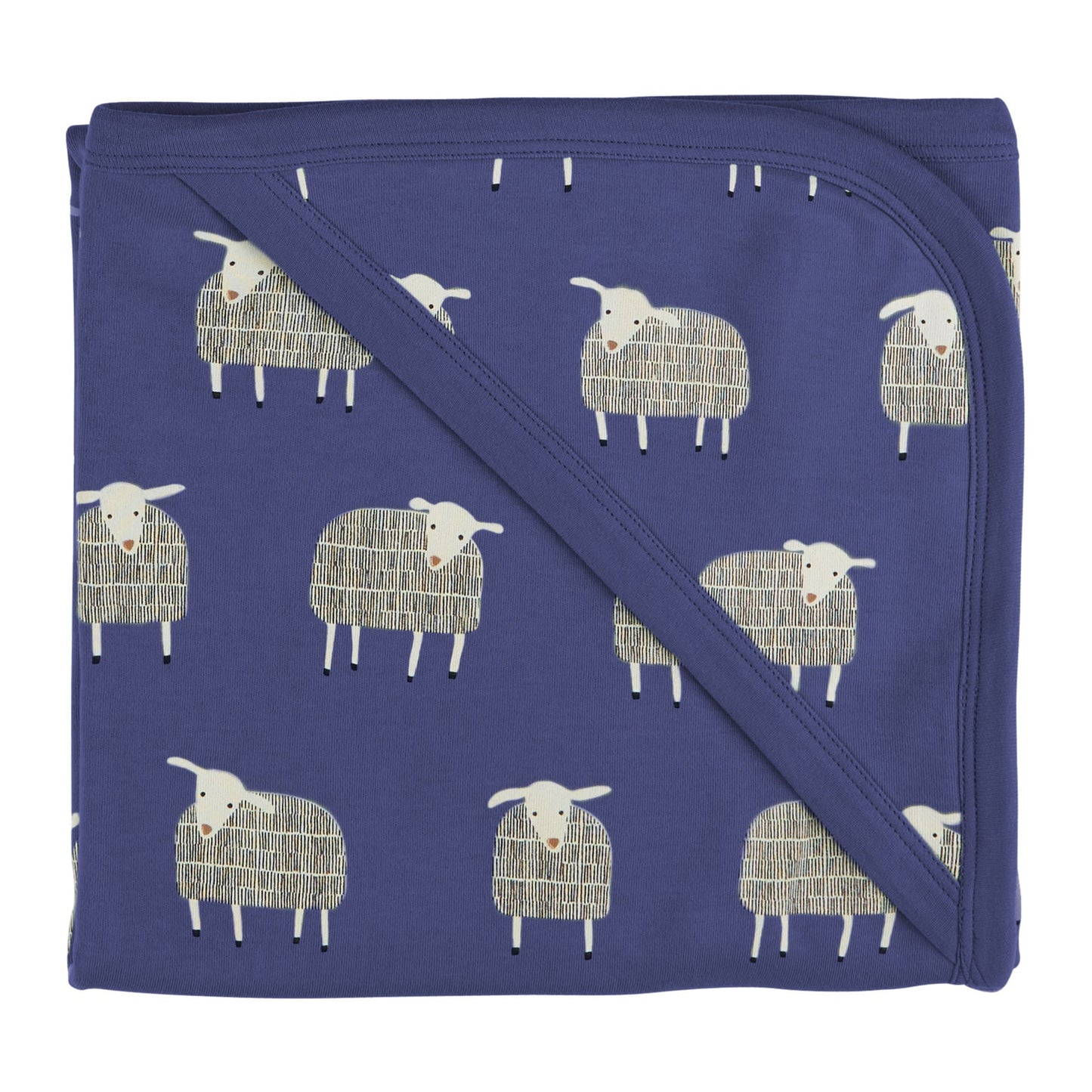 Pigeon Organics Hooded Blanket Sheep
