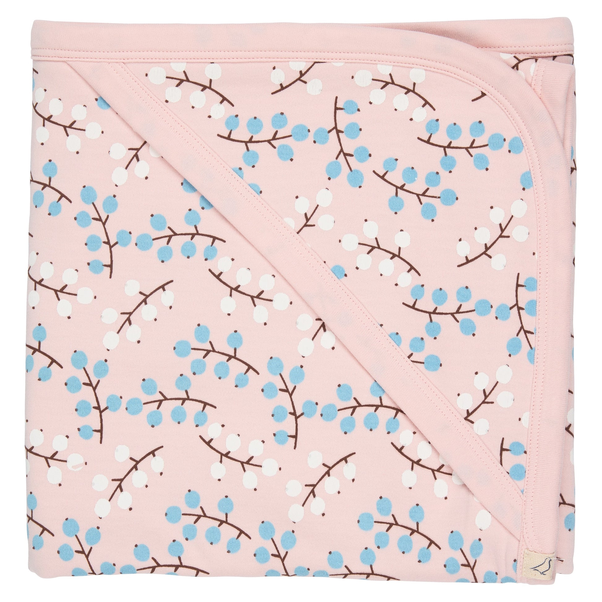 Pigeon Organics Hooded Blanket Winter Berry