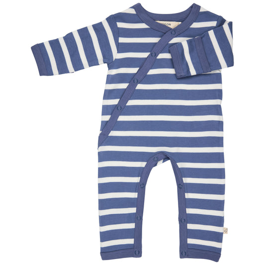 Pigeon Organics Breton Stripe Velvet Blue / White