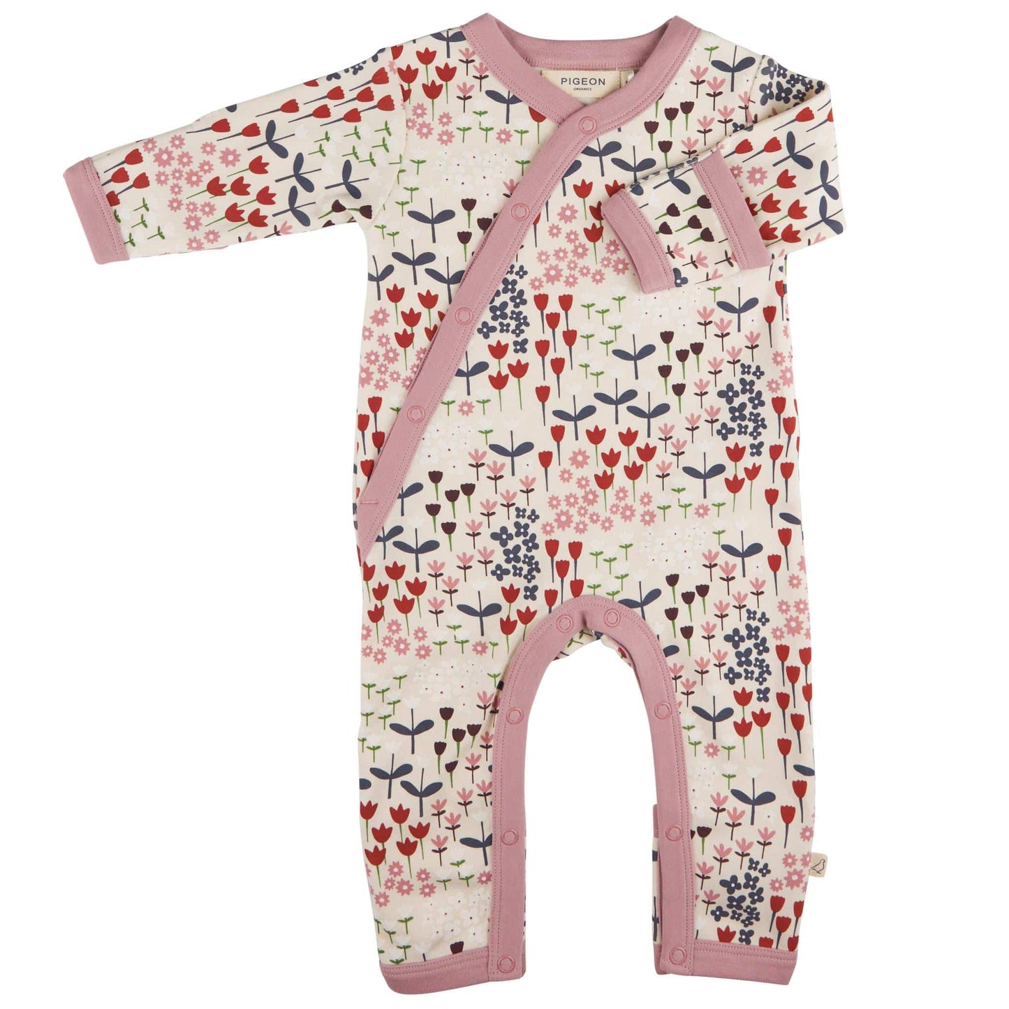 Pigeon Organics Kimono Romper Meadow