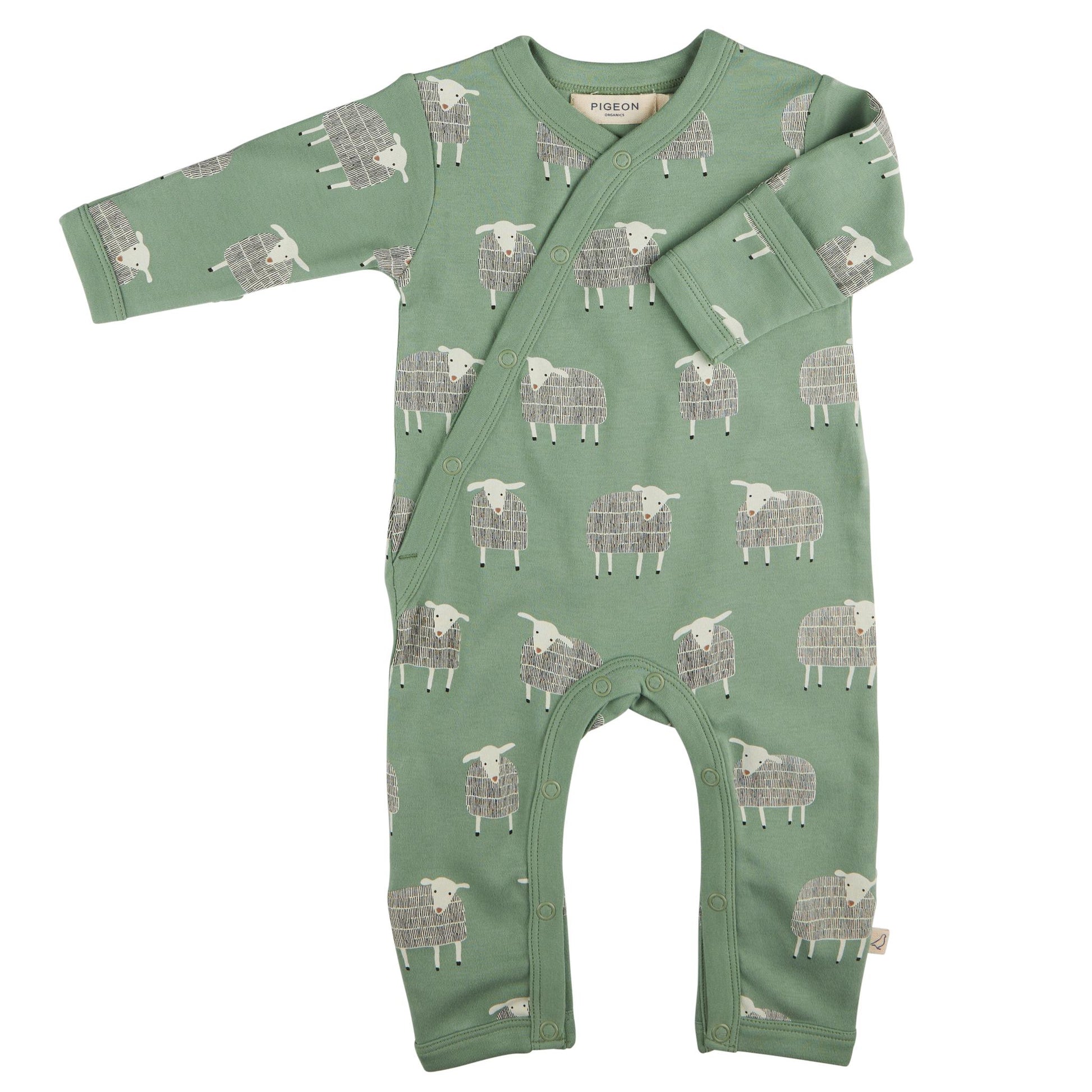 Pigeon Organics Kimono Romper Sheep