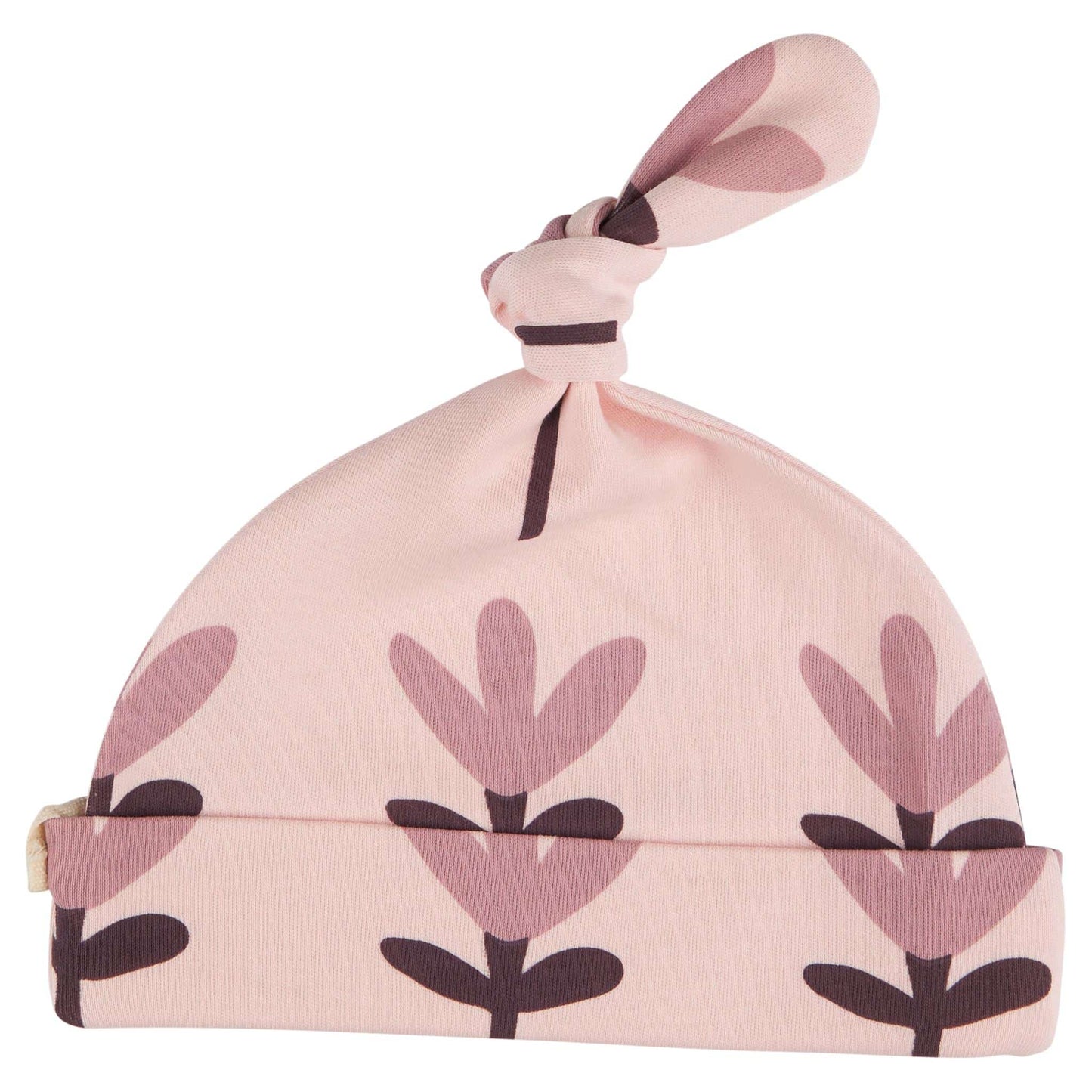 Pigeon Organics Knotted Hat Newborn Tulip Pink