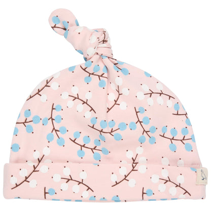 Pigeon Organics Knotted Hat Newborn Winter Berry