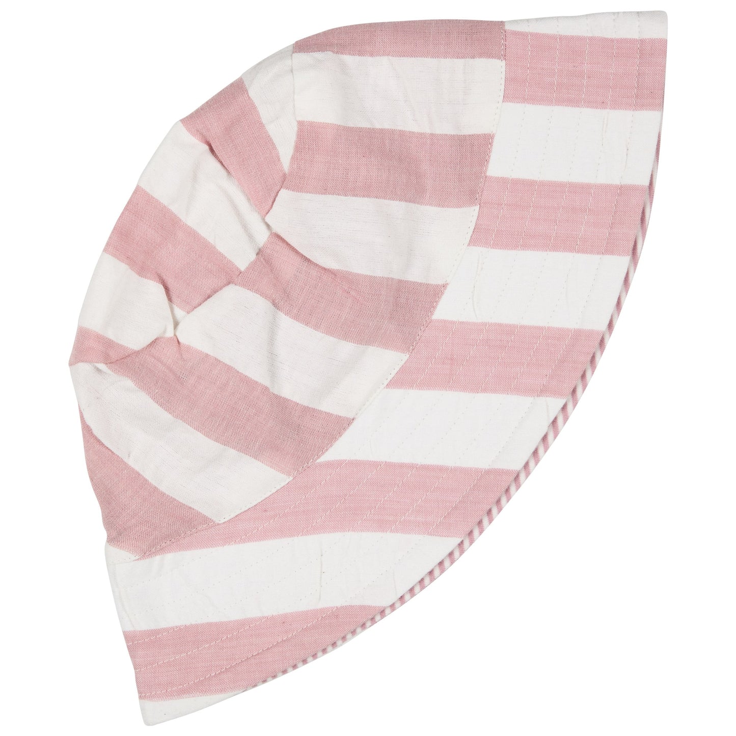 Pigeon Organics Reversible Sun Hat Seersucker Stripe Pink