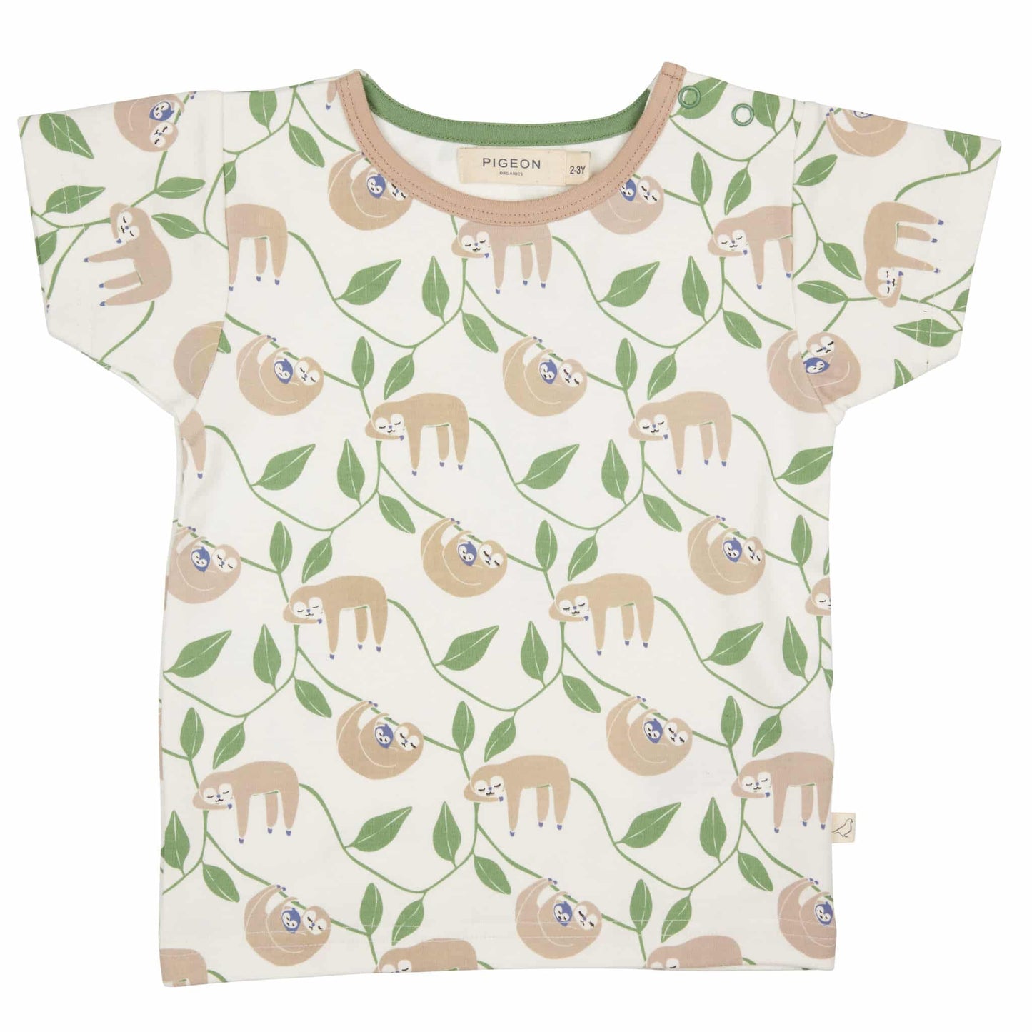 Pigeon Organics Short Sleeve T-Shirt Sloths