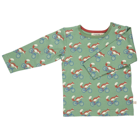 Pigeon Organics Long Sleeve T-Shirt Cycling Fox