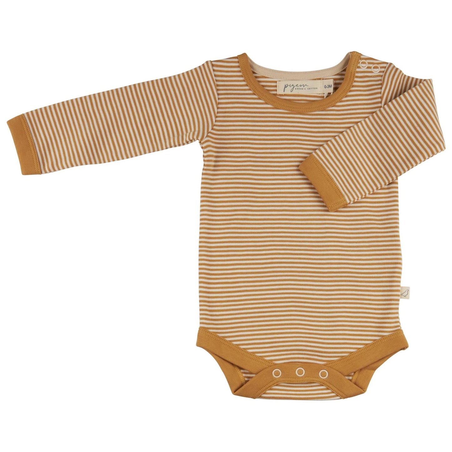 Pigeon Organics Body Fine Stripe Mustard