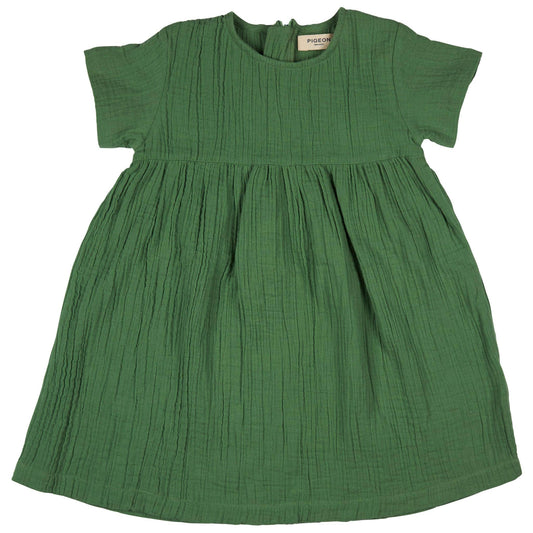 Pigeon Organics Muslin Dress Green