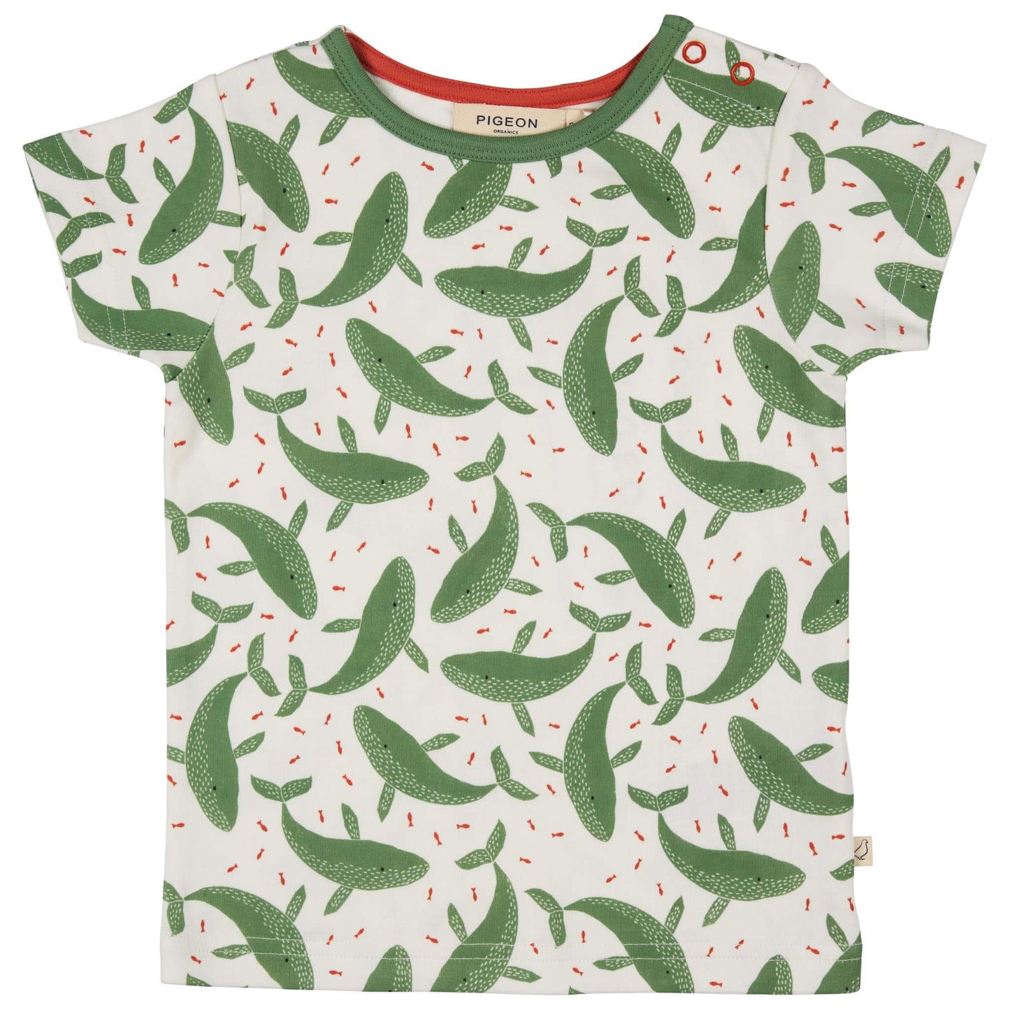 Pigeon Organics Short Sleeve T-Shirt Whales