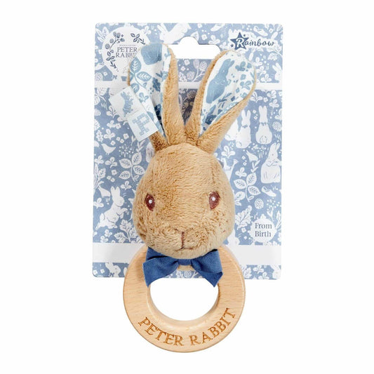 Rainbow Designs Signature Collection Peter Rabbit Rattle Ring