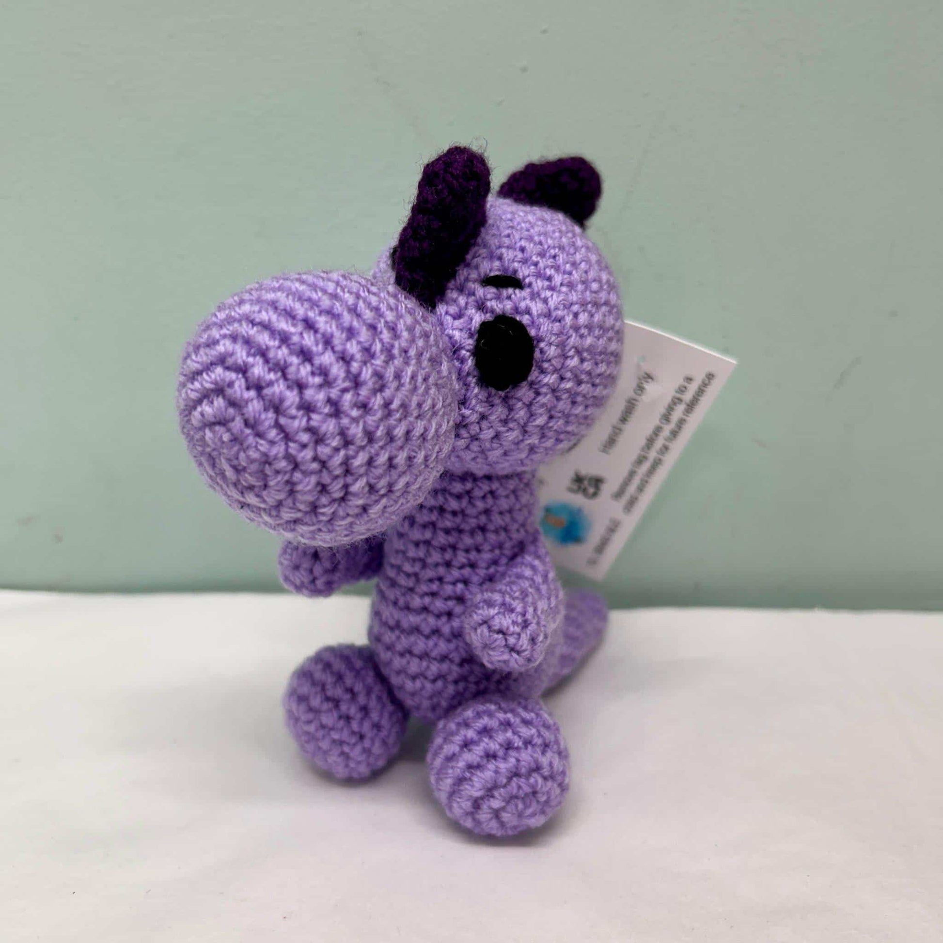 Squiggle and Bean Handmade Dinosaur