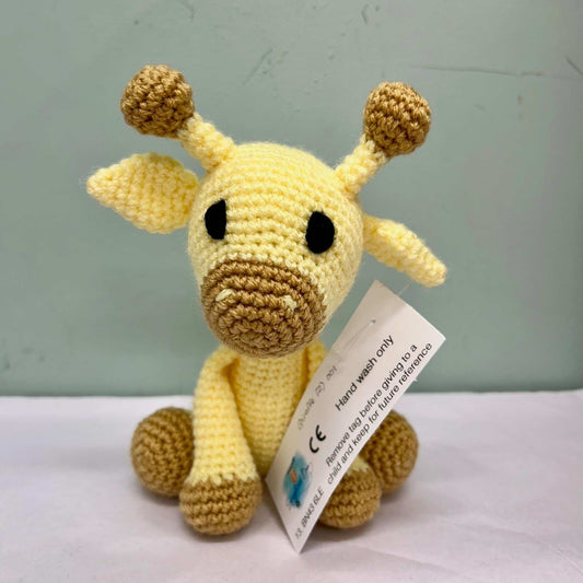 Squiggle and Bean Handmade Giraffe