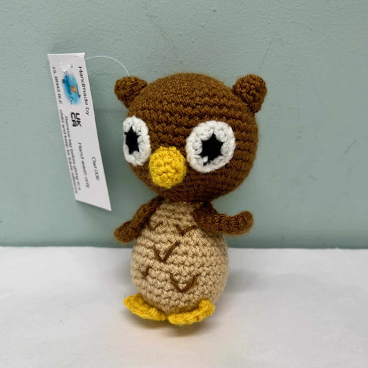 Squiggle and Bean Handmade Owl
