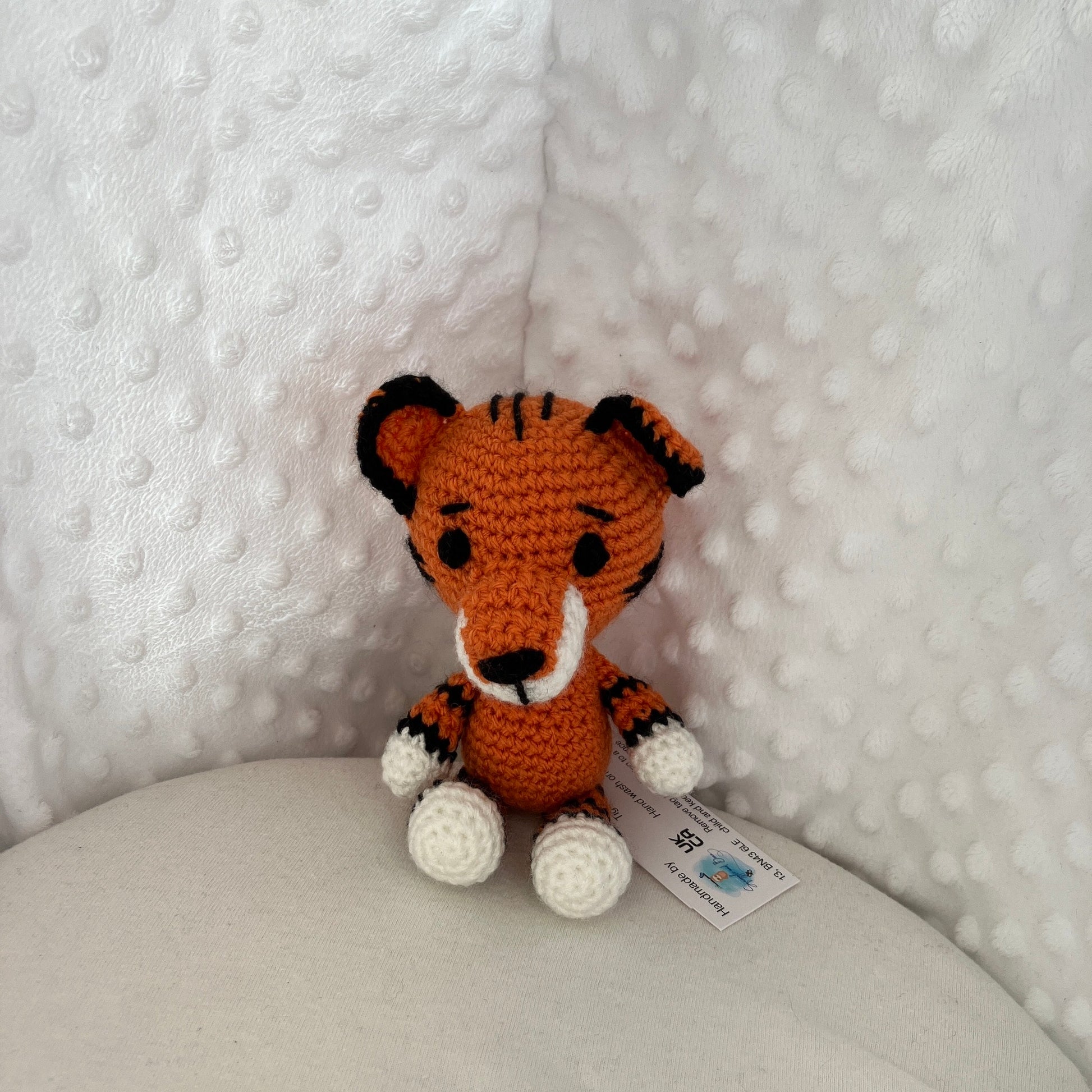 Squiggle and Bean Handmade Tiger