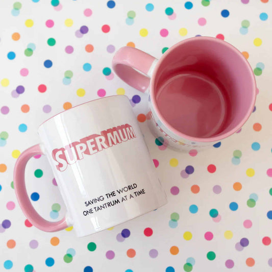 T & Belle Supermum Pink Ceramic Mug