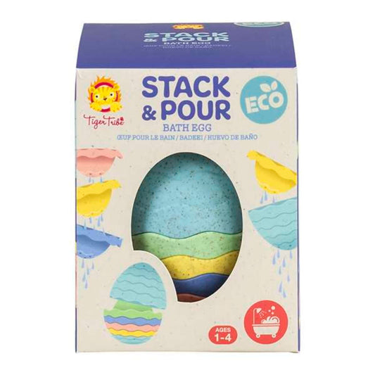 Tiger Tribe Stack and Pour Bath Egg