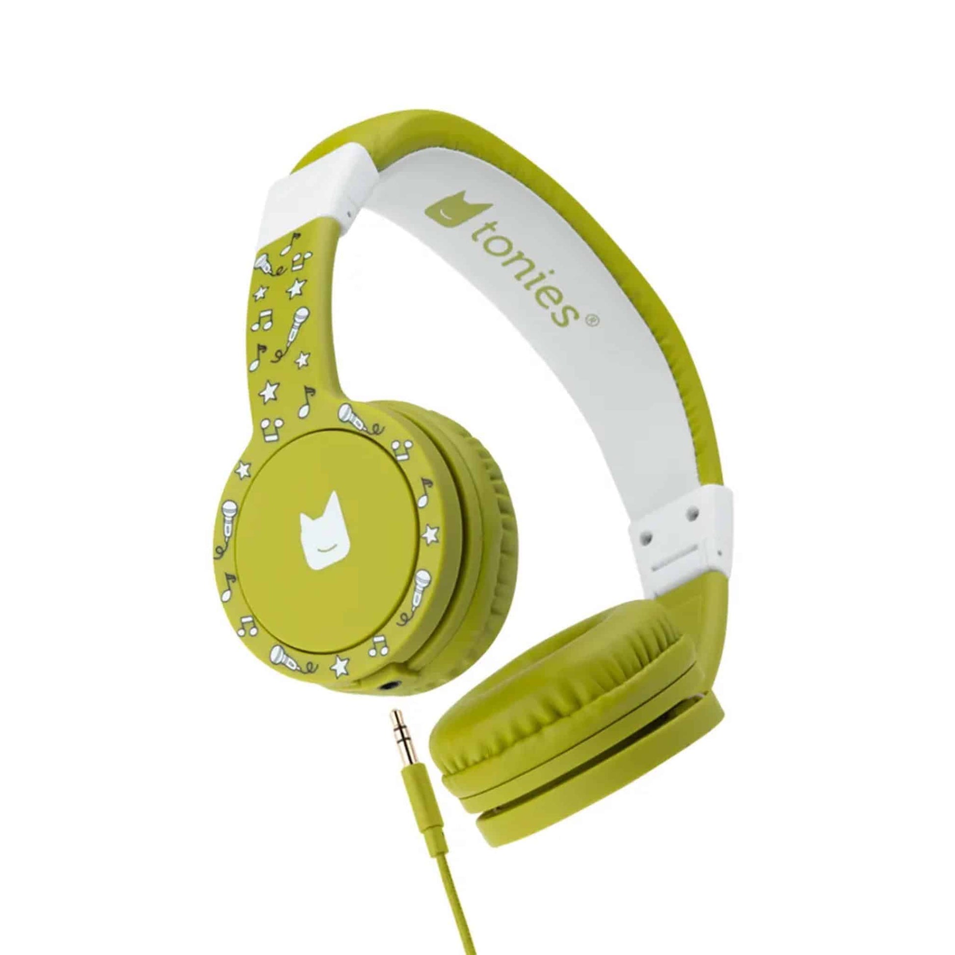 Tonies Foldable Headphones Green Cable