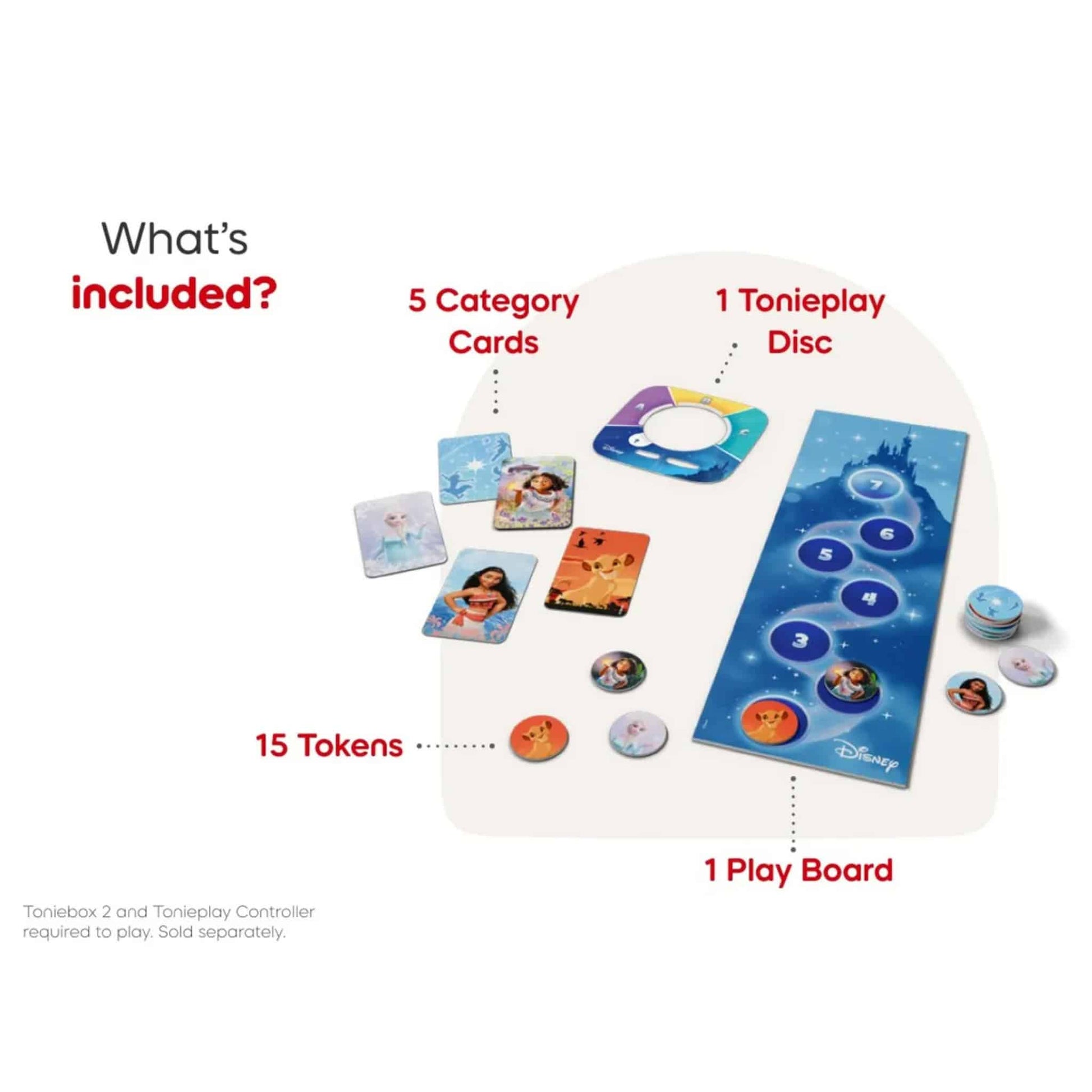 Tonies Tonieplay Game Disney Quiz Kingdom Contents