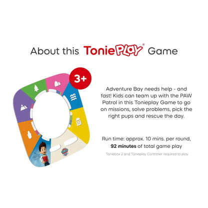 Tonies Tonieplay Game PAW Patrol Adventure Bay Rescue Heroes About
