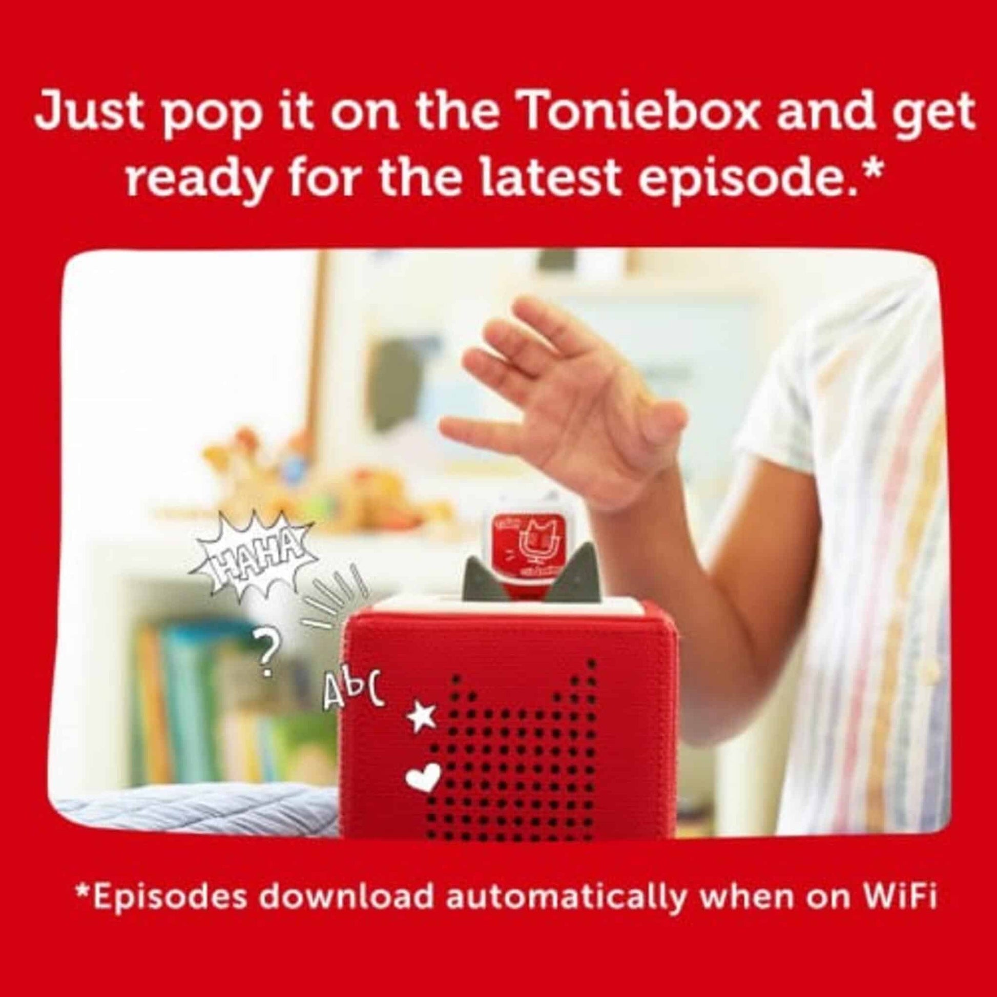 Tonies Audio Character Today with Tonies Podcast Instructions