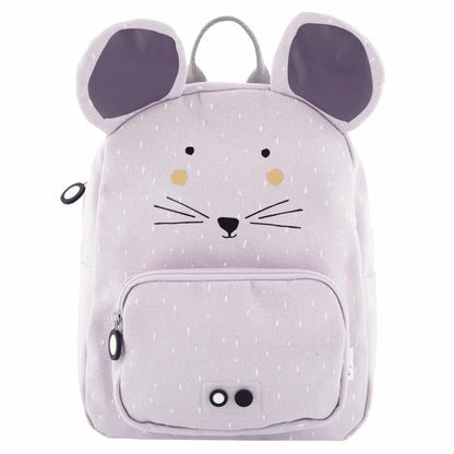 Trixie Kids Animal Backpack Mrs Mouse Front