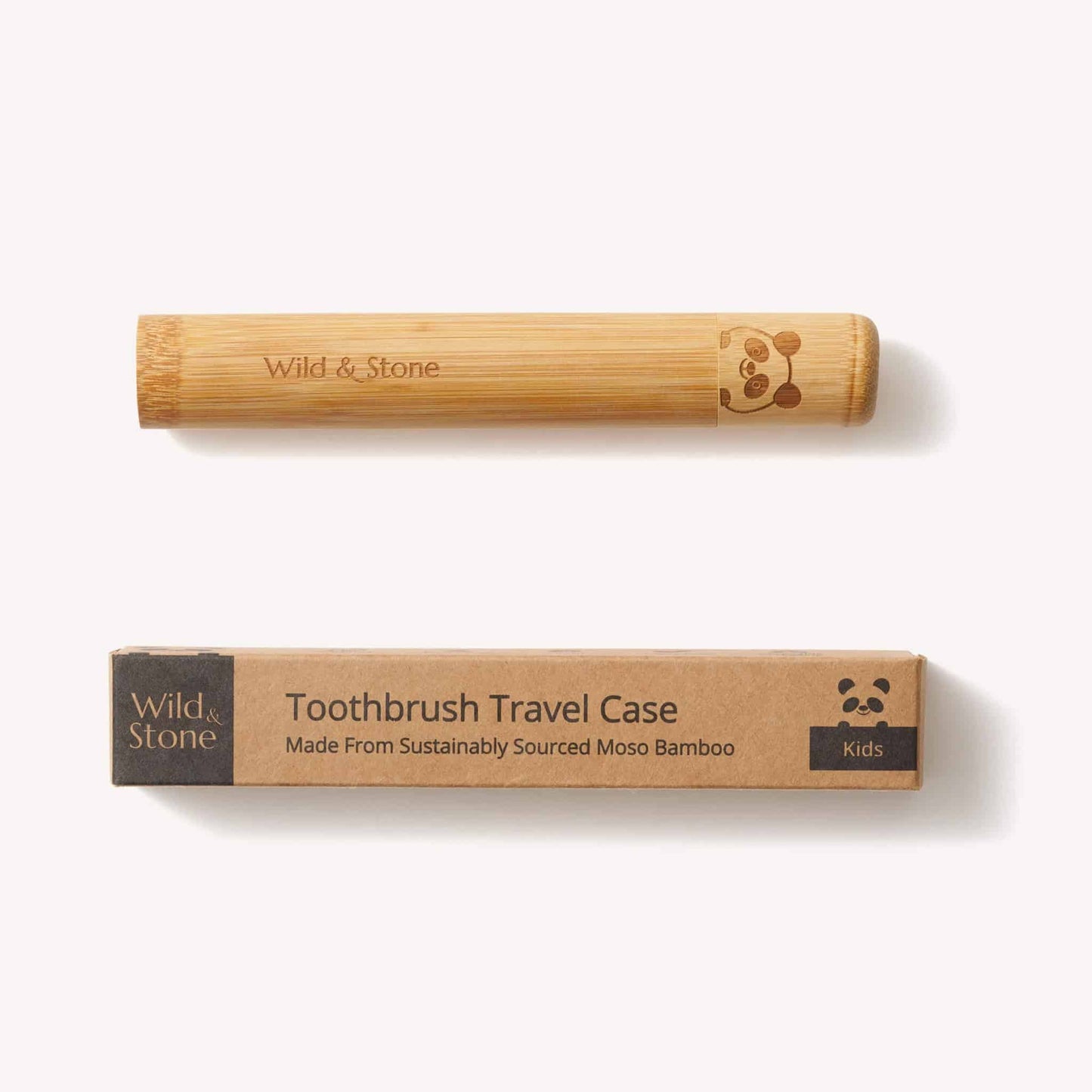 Wild and Stone Bamboo Toothbrush Case Kids
