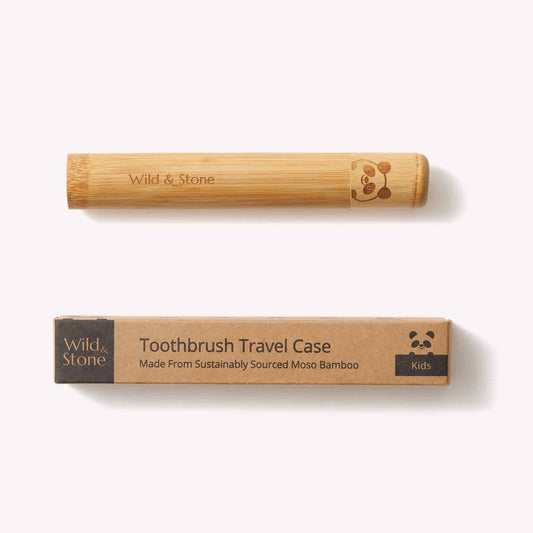 Wild and Stone Bamboo Toothbrush Case Kids