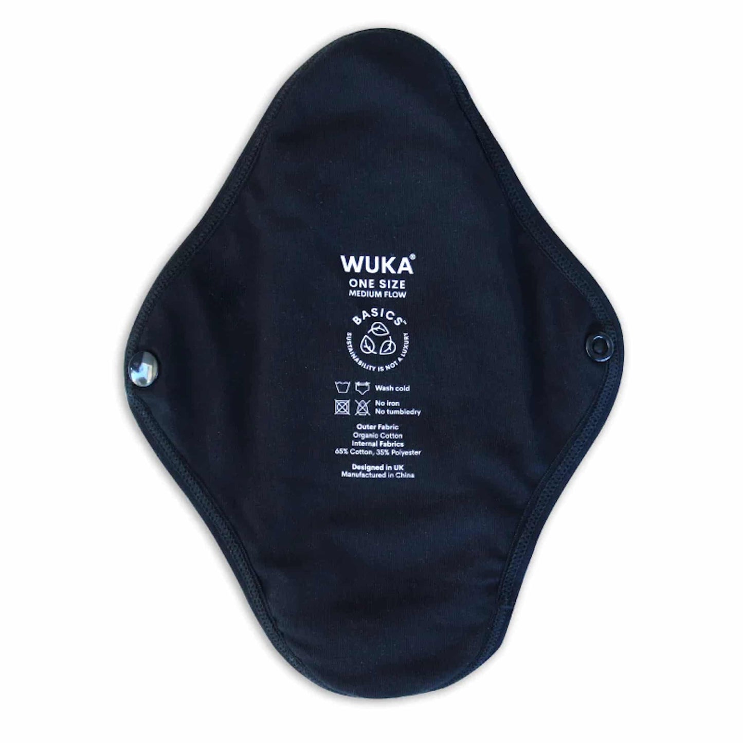 Wuka Basic Medium Flow Reusable Menstrual Pads