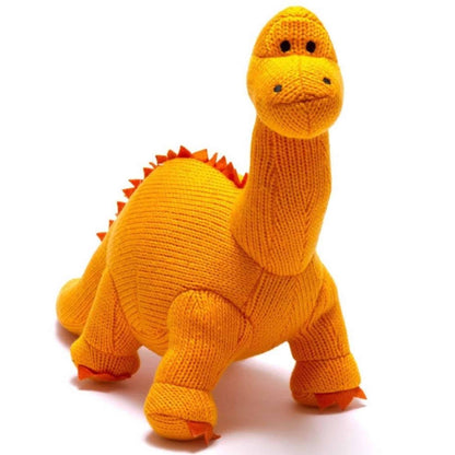 Best Years Diplodocus Knitted Dinosaur Orange