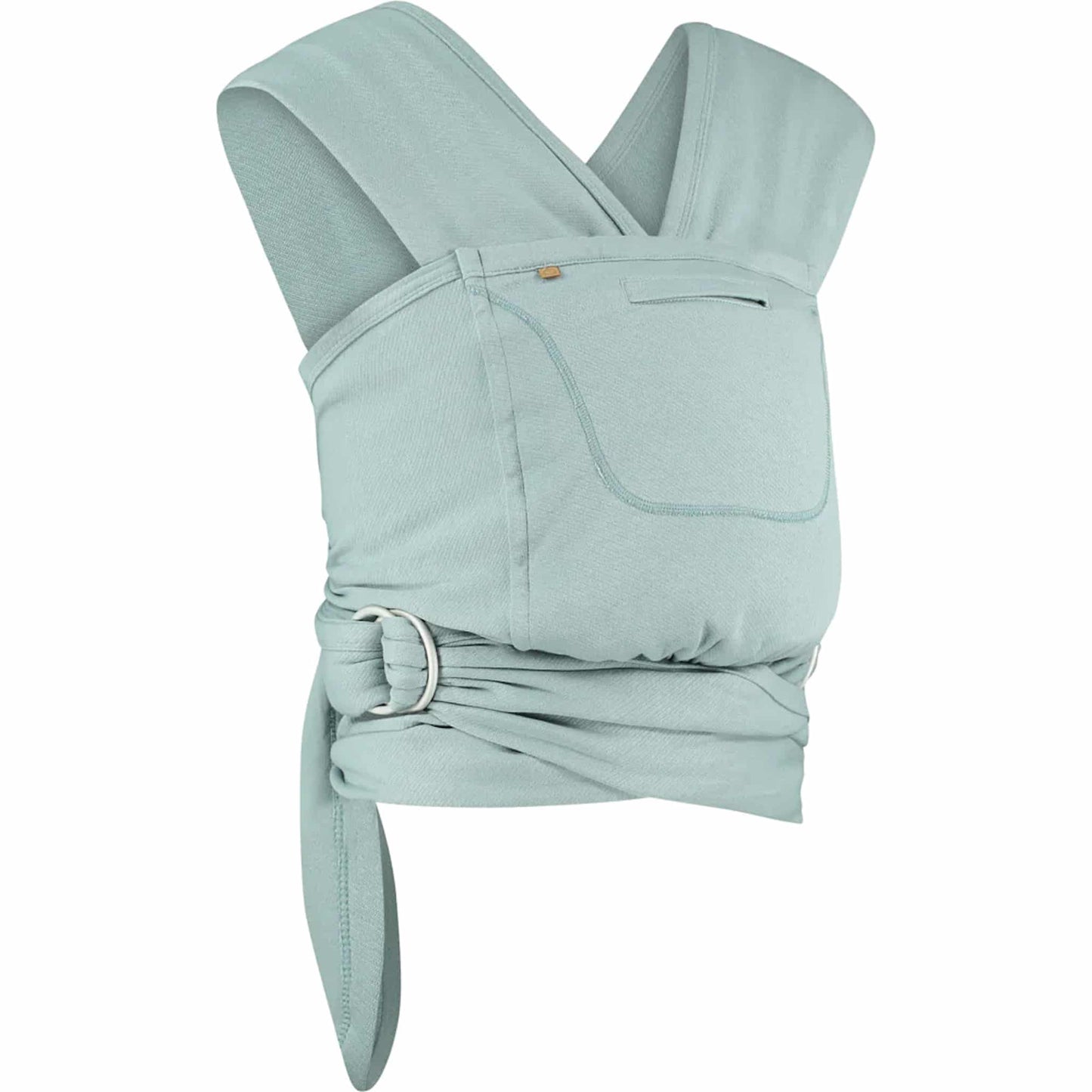 Close Caboo Organic Cotton Baby Carrier Sage Front