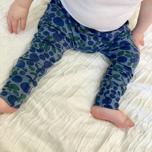 KJF Clothing Organic Leggings Blueberries 3