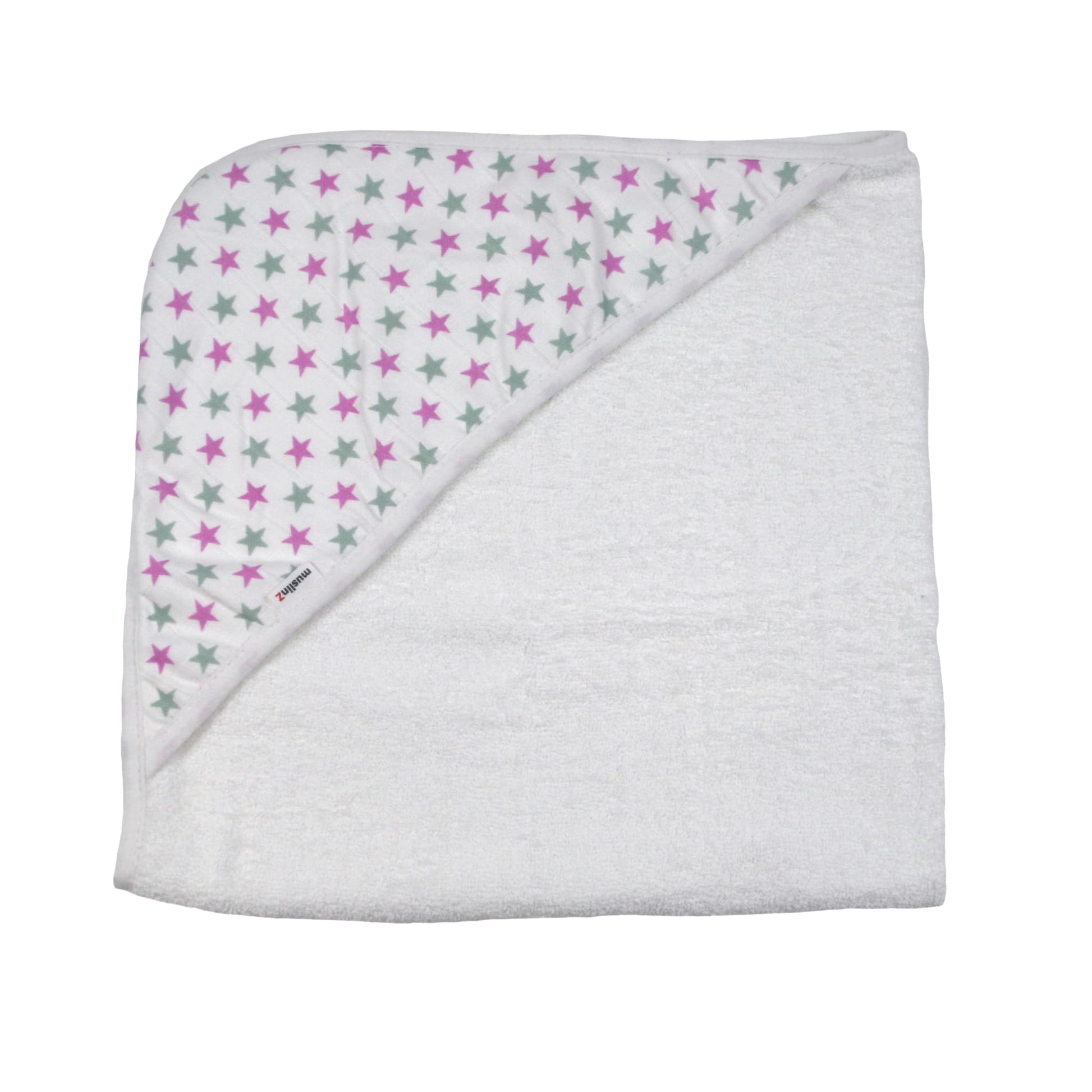MuslinZ Hooded Towel Violet