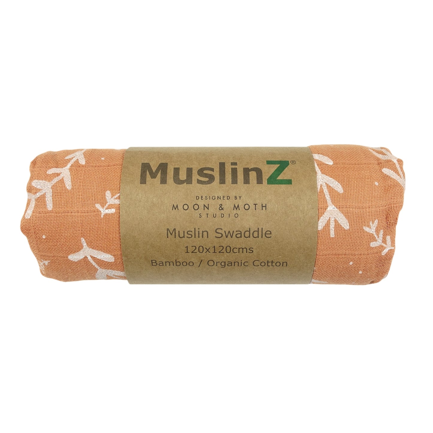 MuslinZ Bamboo/Organic Cotton Muslin Swaddle Laurel Leaf