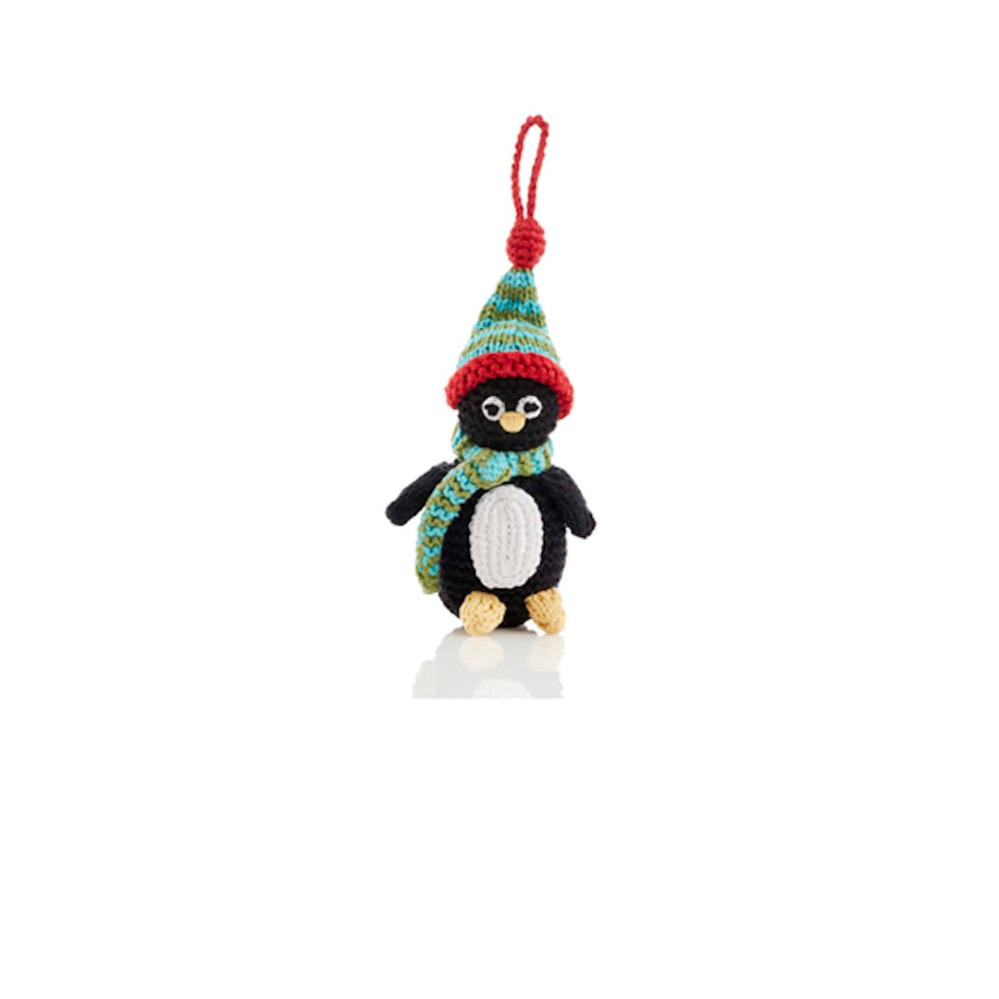 Pebble Crochet Christmas Decoration Penguin