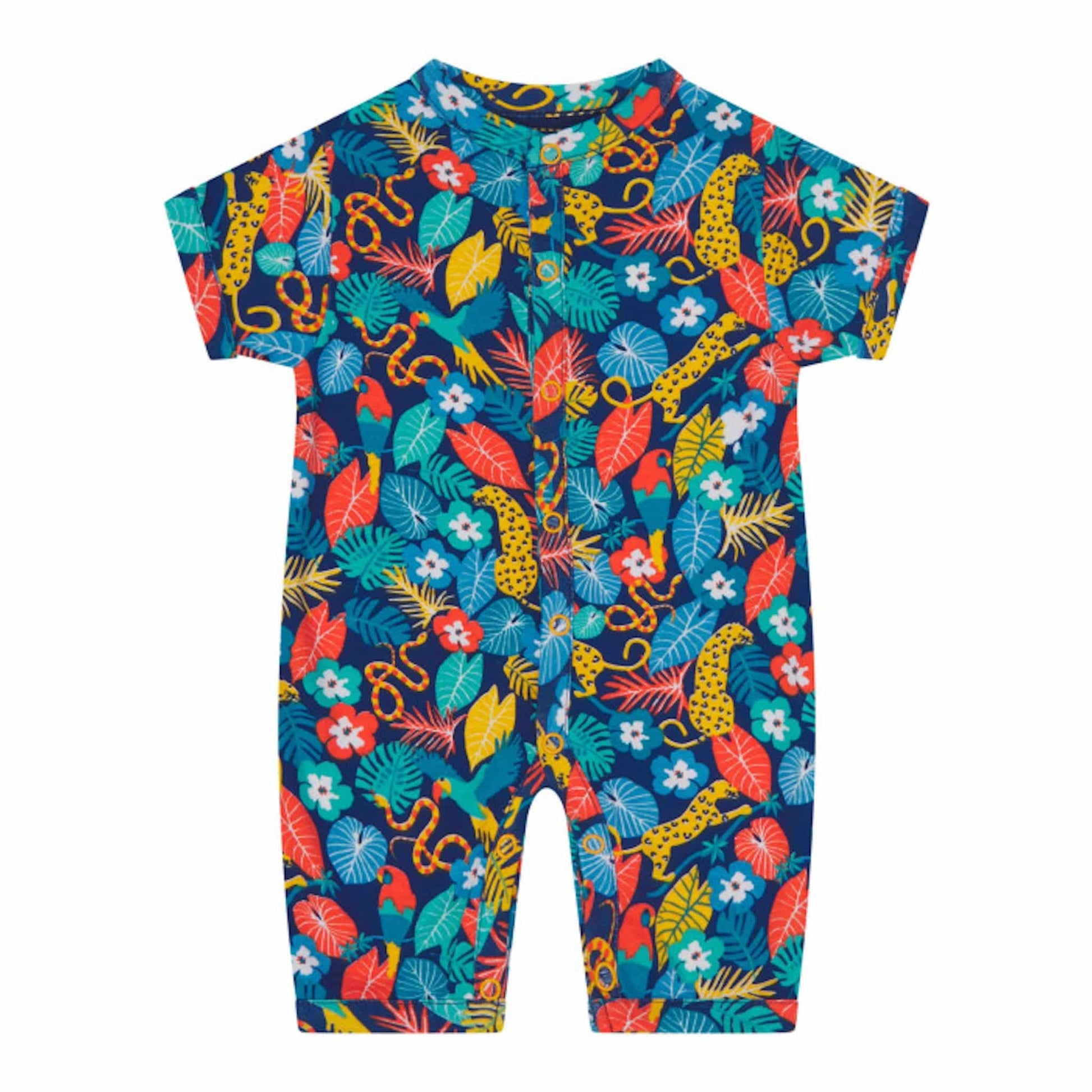 Piccalilly - Organic Shortie Romper - Tropic