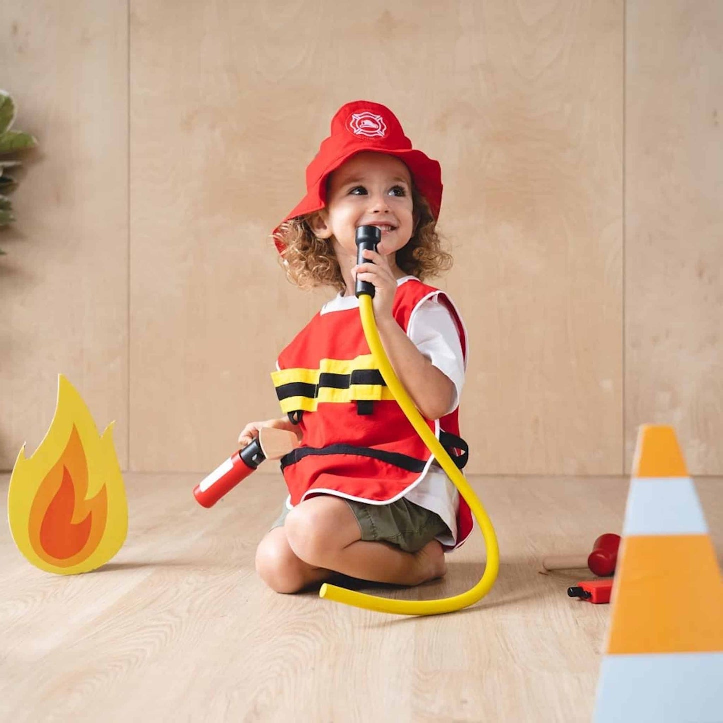 Plan Toys Fire Fighter Play Set Playing
