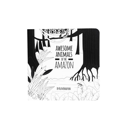 Black & White Book Project Amazon Animals Board Book 1