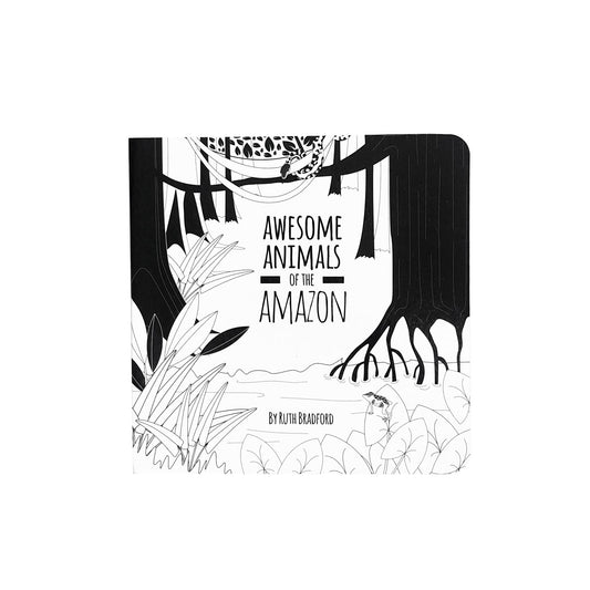 Black & White Book Project Amazon Animals Board Book 1