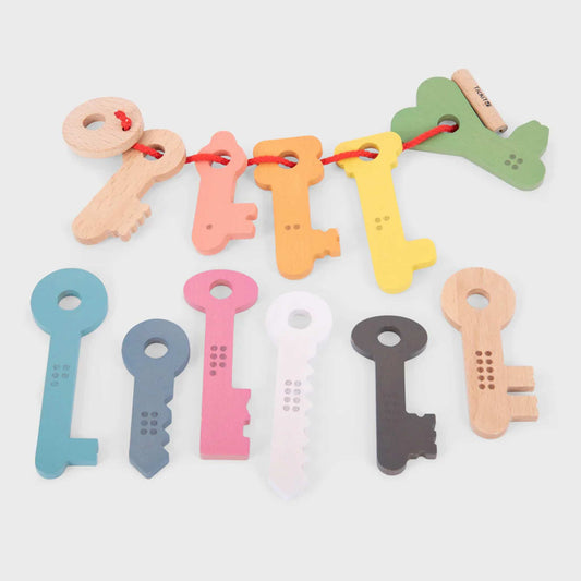 TickiT Rainbow Wooden Keys