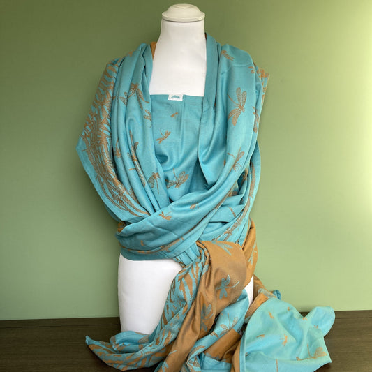 Sycha Slings Prehistoric Autumn Sky Woven Wrap Size 7